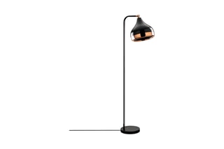Staanlamp - Zwart en Koperkleurig