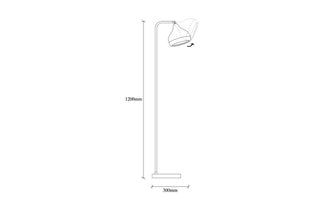 Staanlamp - Zwart en Koperkleurig