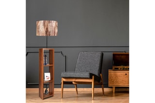 Staanlamp Ayd - Bruin en Beige