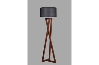 Lampadaire Viran - Blanc et doré - 60 W