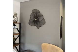 Horloge murale Azalée - 49 x 49 cm - Noir