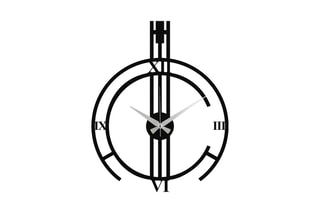 Horloge murale Dalmacyali - Noir