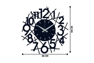 Horloge murale Rasputin - Noir