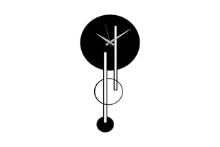 Horloge Full Empty - Noir