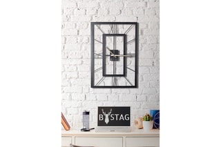 Horloge murale November XL - 70 x 50 cm - Noir