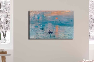 Tableau  "Impression, soleil levant" Claude Monet - 70 x 100 cm