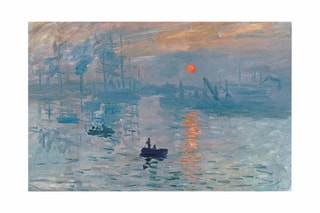 Tableau  "Impression, soleil levant" Claude Monet - 70 x 100 cm