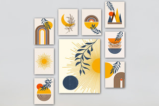 9 tableaux