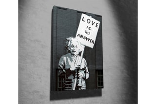 Tableau "Einstein Love Is The Answer" - Banksy