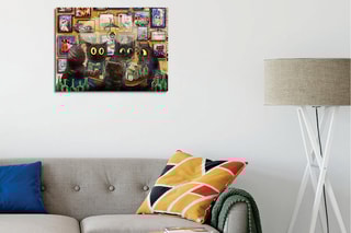 Peinture décorative sur toile Ophélie - 30 x 40 cm