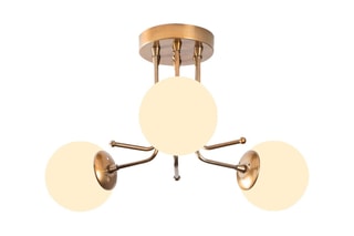 Suspension  - Doré - 3 x 100 W