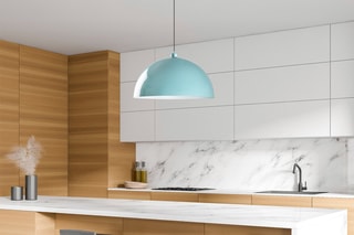 Suspension Kure 236 - Turquoise - 40 W