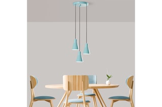 Hanglamp Konikkem - 6357 - 3 - Turquoise