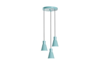 Hanglamp Konikkem - 6357 - 3 - Turquoise