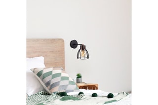 Applique murale Kemah - Noir et cuivré - 40 W