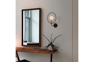 Applique murale Circle - Noir - 40 W