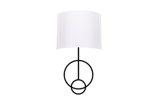 Wandlamp Asaf -  6983 - Zwart en Wit