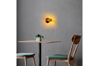 Wandlamp Fungal Goudkleurig