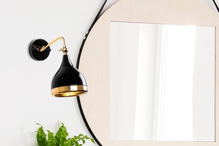 Wandlamp - Zwart en Goudkleurig