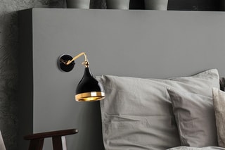 Wandlamp - Zwart en Goudkleurig