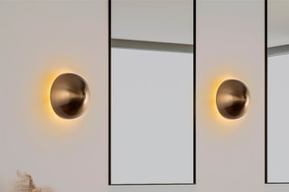 Wandlamp Fungal Goudkleurig