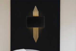 Applique murale - Noir et doré - 40 W