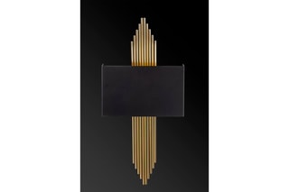 Applique murale - Noir et doré - 40 W