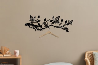 Porte-manteau mural Butterfly World - 60 x 24 x 2 cm