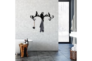 Porte manteau Tropical - Noir