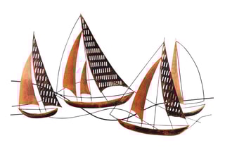 Wanddecoratie Barbaros 3 - Bruin