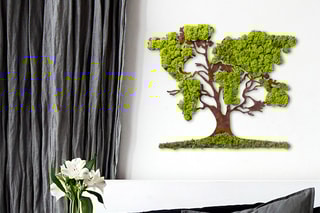 Décoration murale Tree - Vert et marron