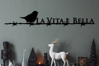Décoration murale Vita E Bella - Noir