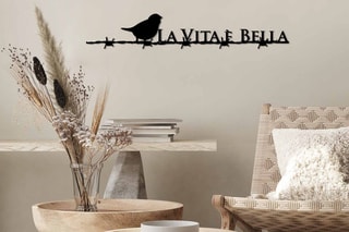 Décoration murale Vita E Bella - Noir