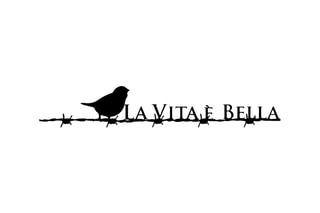 Décoration murale Vita E Bella - Noir