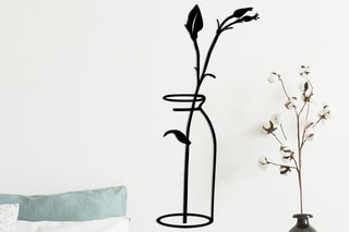 Décoration murale Flower In The Vase - Noir