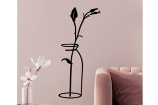 Décoration murale Flower In The Vase - Noir