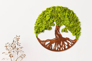 Décoration murale Tree Of Life - Vert et marron