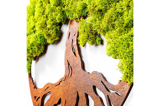 Décoration murale Tree Of Life - Vert et marron