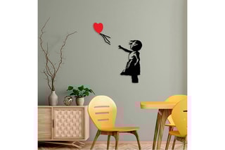 Décoration murale "La petite fille au ballon" - Banksy