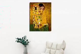 Tableau "Le Baiser" - Gustav Klimt