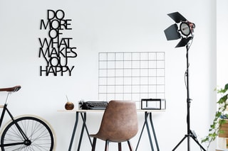 Décoration murale Do More Of What Makes You Happy - Noir