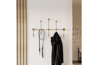 Porte-manteau -  Doré
