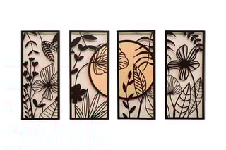 Décoration murale Ginkgo Wood - Noir