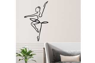 Décoration murale Ballerina - Noir