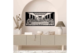 Décoration murale DaVinci - Noir