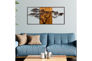 Décoration murale en bois - Naturel