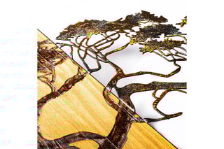Décoration murale en bois - Naturel