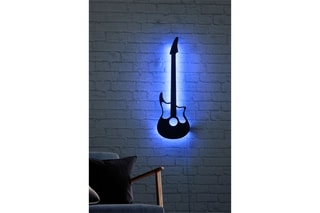 Décoration murale LED -  Noir