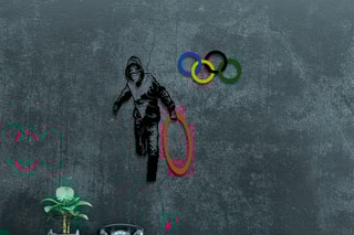 Décoration murale Banksy - Noir