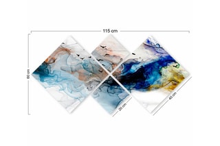 Quadriptyque - 60 x 115 cm -